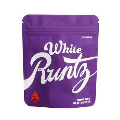 Cereal Milk Ziplock Custom Mylar Bag With Stickers Labels 3.5g Capacity