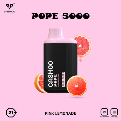 Draw Activated 5000 Puff Vape Pope 5000 Refilled With 5% Nicotine Salt