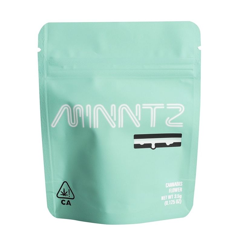 Resealable Custom Mylar Bag With Sticker Matte Touch Skin Material