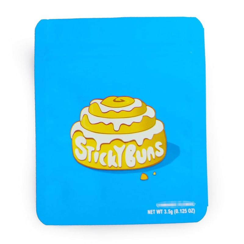 3.5g Capacity Cookies Custom Mylar Bag Child Proof Smell Proof