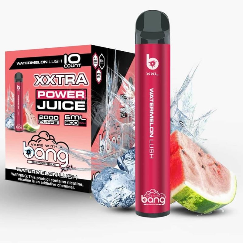 Bang XXL 2000 Puff Vape Disposable 6ml 1.6 Ohm With All In One System