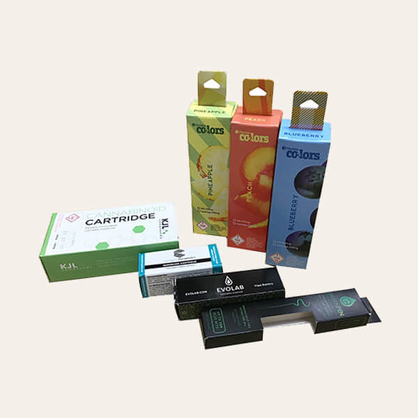 Various Styles Vape Packaging Box With UV Embossing Gold Printing