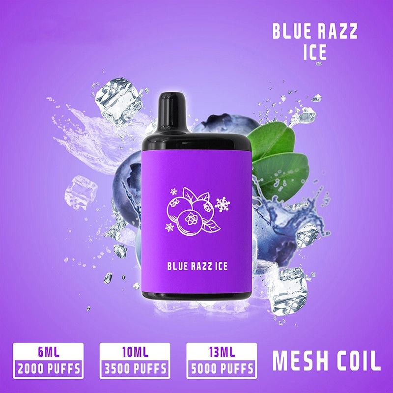 400Mah Rechargeable 2000 Puff Vape Pen Multi Flavored With 6ml E Liquid