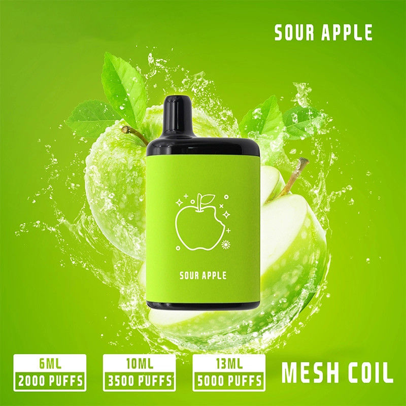 400Mah Rechargeable 2000 Puff Vape Pen Multi Flavored With 6ml E Liquid