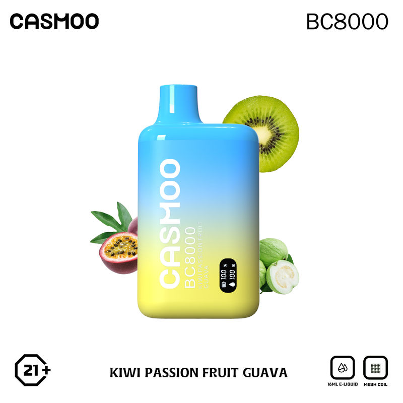 Smart 8000 Puff Vape Casmoo BC8000 Type C Rechargeable Disposable Vape OEM / ODM
