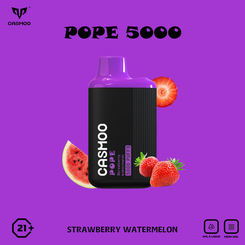 5000 Puff Rechargeable Type-c Disposable Vape Pen 550Mah Multi Flavored