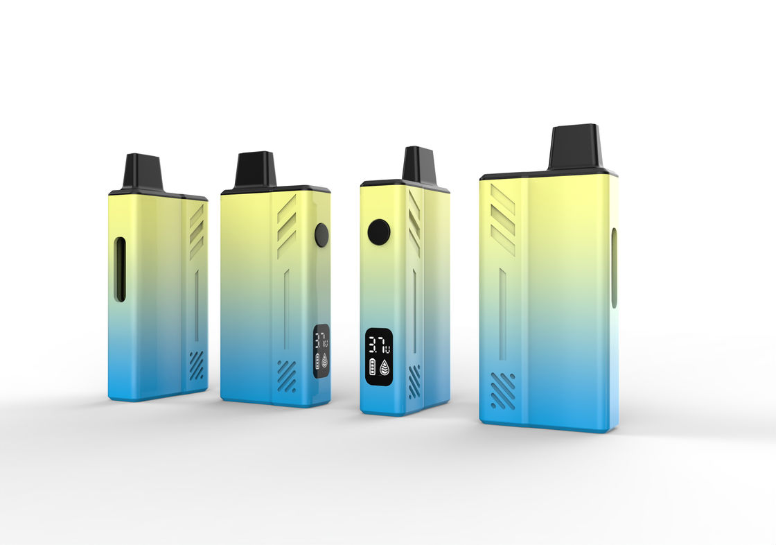 6ML Smart screen Disposable CBD Vape Pen Ceramic Coil With Adjustable Voltage and Type C charging port